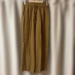 サマンサモスモス♡ 麻レーヨンイージーパンツ♡キャメル