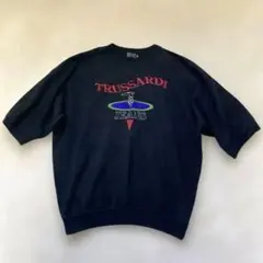 TRUSSARDI JEANS ブラック Tシャツ 48 刺繍のサムネイル