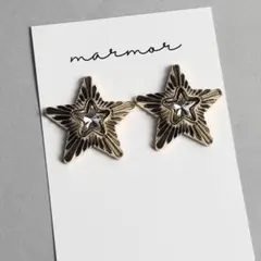 No.1655 スター　ゴールド　ビジュー　ピアス　イヤリング　シンプル