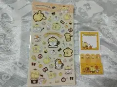 ポムポムプリン　シール&付箋　新品
