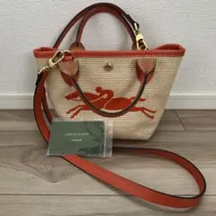 Longchamp パニエ カゴバッグ XS ロンシャン スカイブルー - メルカリ