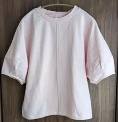CASA FLINE オーガニック コットン Tシャツ ピンク 半袖のサムネイル