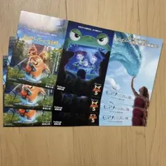 ディズニー　私がビーバーになる時　トイストーリー　モアナ ポストカード ３枚