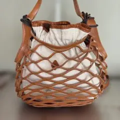 CLEDRAN クレドラン ネットデザイン ショルダーバッグ