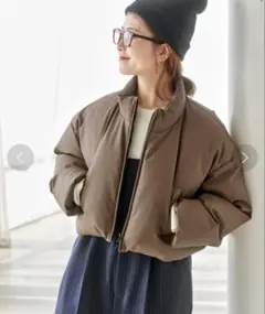 【期間限定値下げ】spick&spanフェイクレザーショートダウン