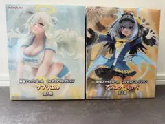 麻雀ファイトガール フィギュア ダブリエル アンコク・ミツバ 2種セット