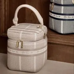 Herlipto Monogram Quilted Vanity Bag - メルカリ