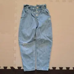 ZARA　ライトブルー ダメージ加工 長ズボン