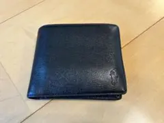 二つ折り財布 黒 POLO RALPH LAUREN