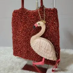 ※バッグのみ 美品✨　アンテプリマ 　ワイヤー　トートバッグ　レッド