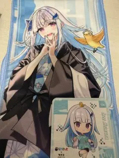 極楽湯　にじさんじ　リゼヘルエスタ　タオル コースター
