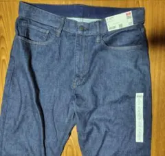 UNIQLO EZYジーンズ L Blue タグ付き未使用 裾上げ股下76