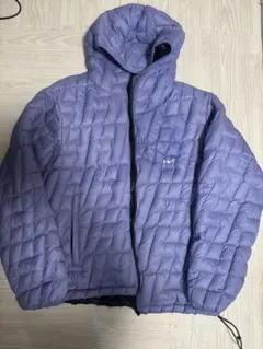 HUF TAION ダウンジャケット パープル フード付