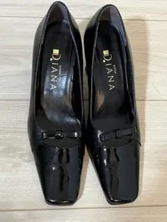 DIANA リボン パンプス 22.0cm