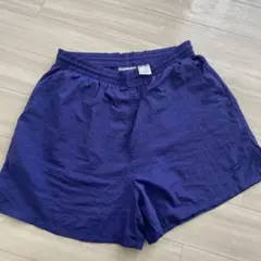 【90's】Reebok リーボック　青紫　ショートパンツ L
