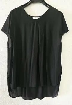 リボン付カットソー