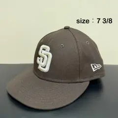 【US購入品】NEW ERA 59FIFTY パドレスキャップ