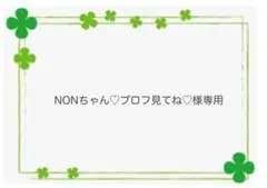 NONちゃん♡プロフ見てね♡様専用