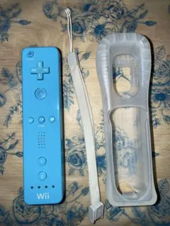 Wiiリモコン ライトブルー 【動作確認・除菌済み】