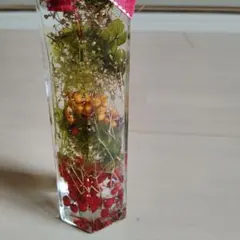 クリスマス　ハーバリウムボトル