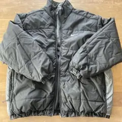 old Nike ナイキ　黒　グレー　リバーシブル中綿ジャケット　古着 90s
