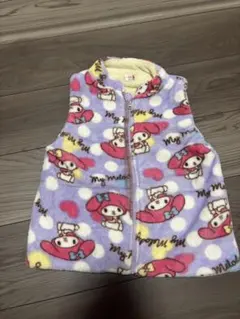 マイメロ　寝間着　スリーパー　120 後ろスライムなのか左下に汚れあります。