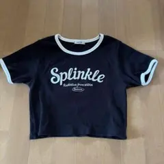 INGNI クロップドTシャツ 黒のサムネイル