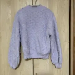 ラメジャガードニット シャギーニット