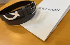 【新品未使用・廃盤品】COLE HAAN ロゴ入り グレー　38インチ