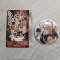 ハイキュー 原作缶バッジ ミニクリアポーチ