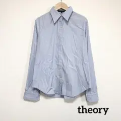 theory セオリー 長袖 ストライプ シャツ Mのサムネイル