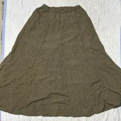 Te chichi TERRASSE 幾何柄フレアスカート ロング ウィメンズ