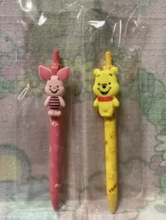 ディズニー　くまのプーさん　ピグレット ボールペン　セット