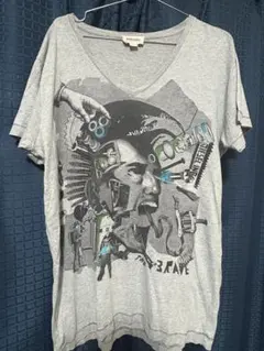 DIESEL グレー Tシャツ M