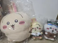 ちいかわらんど ぴーぽぽぬいぐるみ ちいかわ ハチワレ うさぎ 3点