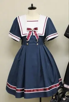 Amavel スクエア セーラー ワンピース