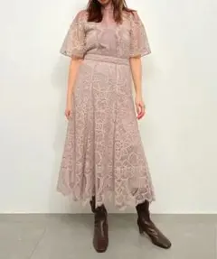 snidel スイッチングレースオケワンピース