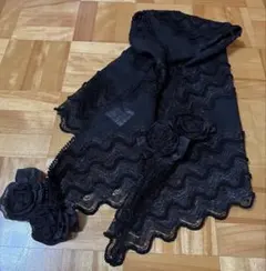 美品】サエラナペタメロー黒いレース装飾エプロンドレス - メルカリ