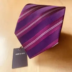 【COMME ÇA MEN】新品未使用 イタリア製生地×日本仕立て ネクタイ