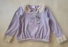 axesfemme パープル 長袖カットソー 110cm