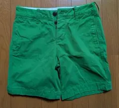 Abercrombie&Fitchアバクロ メンズ ショートパンツ 28 緑色