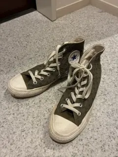 コンバース オールスター ハイカット スニーカー レースオリーブグリーン