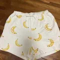 ジェラートピケ　バナナ柄ショートパンツ