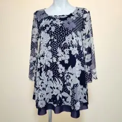 VIVIENNE TAM フローラル プリントブラウス ０のサムネイル