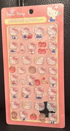 キティ　ボンボンドロップシール　ぷくぷくシール サンリオ　ディズニー