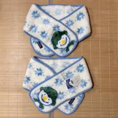 未使用　スノーマン　アクリル　ふわふわ　マフラー　2個セット　Snowman