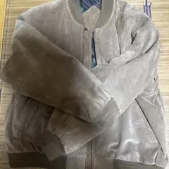 roundtree & yorke ブラウンスエード ボンバージャケット