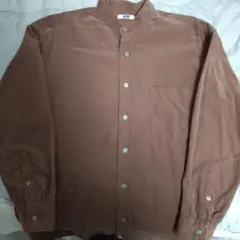 UNIQLOブラウン コーデュロイ 長袖シャツ【美品】✦お値下げ中✦