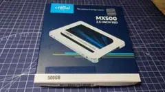 Crucial MX500 500GB 2.5インチ SSD 本体