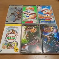 【目立った傷なし！】PSP ゲームソフト 6本セット